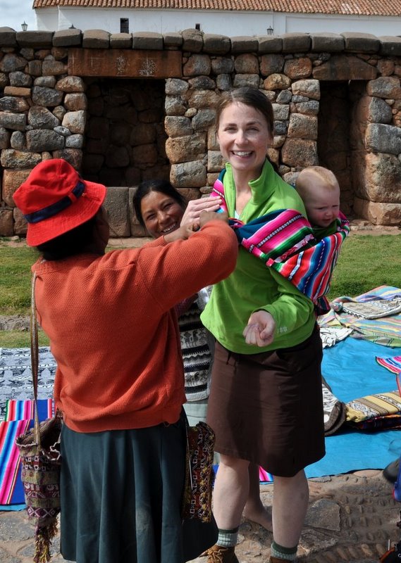 peruvian baby sling